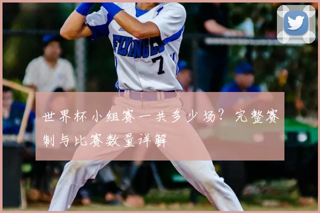 世界杯小组赛一共多少场？完整赛制与比赛数量详解